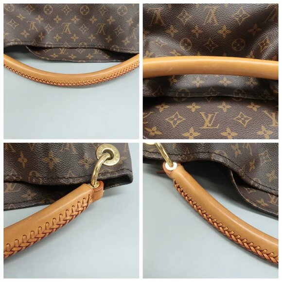 100% Authentic Louis Vuitton Artsy GM Brown Monogram Canvas Shoulder Bag - Picture 7 of 12